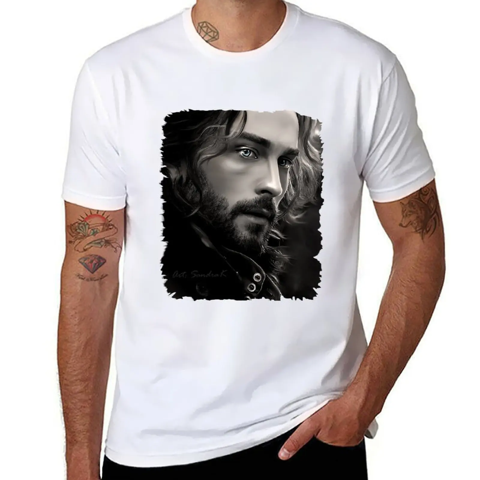 

Ichabod Crane (Tom Mison) T-Shirt g man t shirts for men t shirt custom print man t shirt luxury T-Shirt
