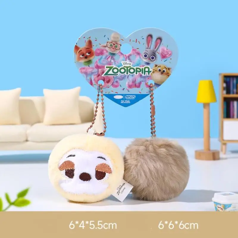 Mignon Disney Zootopia Judy Nick criant en peluche poupée porte-clés dessin animé sac à dos pendentif fermeture éclair décoration jouets en peluche cadeau d'anniversaire