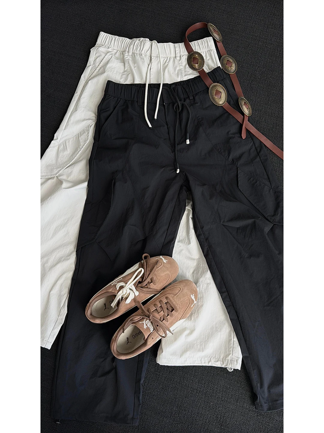 

Cleanfit Lightweight Bla Paratrooper Pants Men's Summer Casual Qui Dry Sport Straight Leg American Sle Workwear Trousers