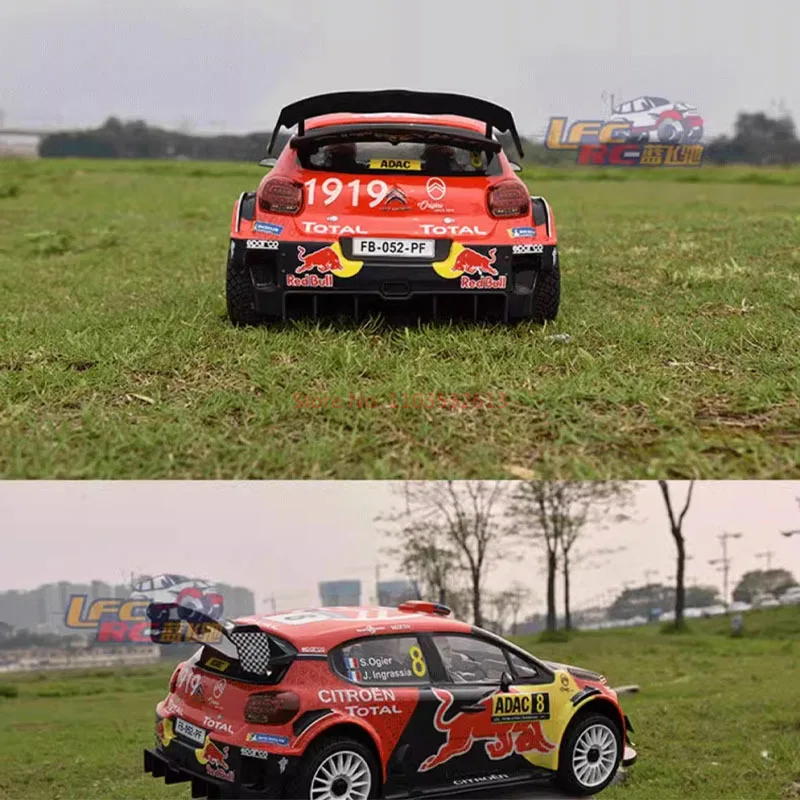 Km Thor\'s New Rally Car Simulation Citroen C3 1:7 Remote Control Electric Model Light Set Off Road Vehicle Adult Rc Toy