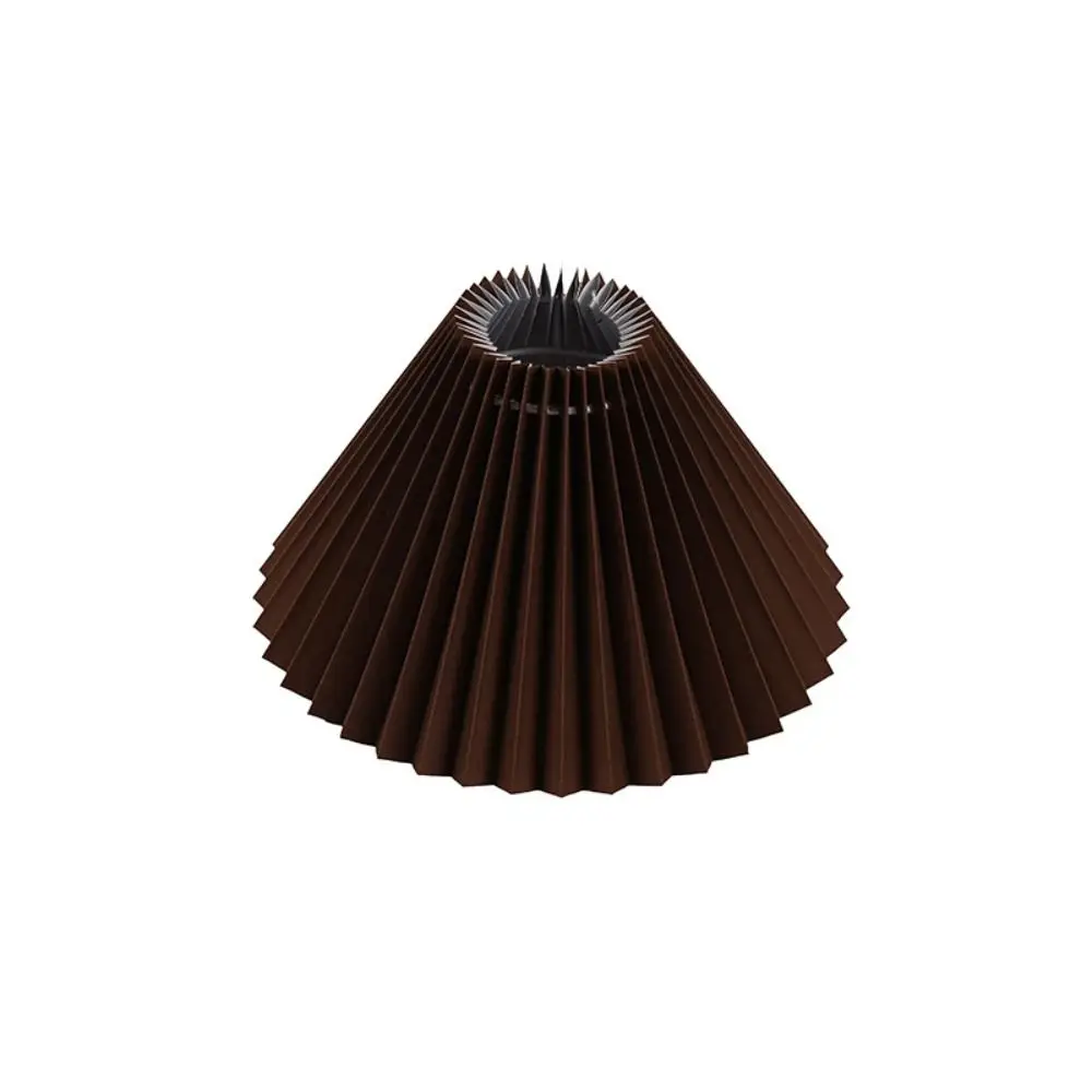 Home Decoration Modern Pleated Lampshade Washable Minimalist Chandelier Cover DIY Retro Light Cover Pendant
