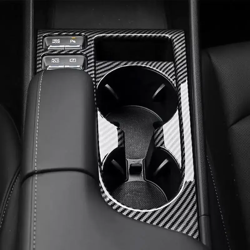 

Для Hyundai SONATA DN8 2024, центральная панель управления из АБС-пластика, декоративная рамка для чашки воды
