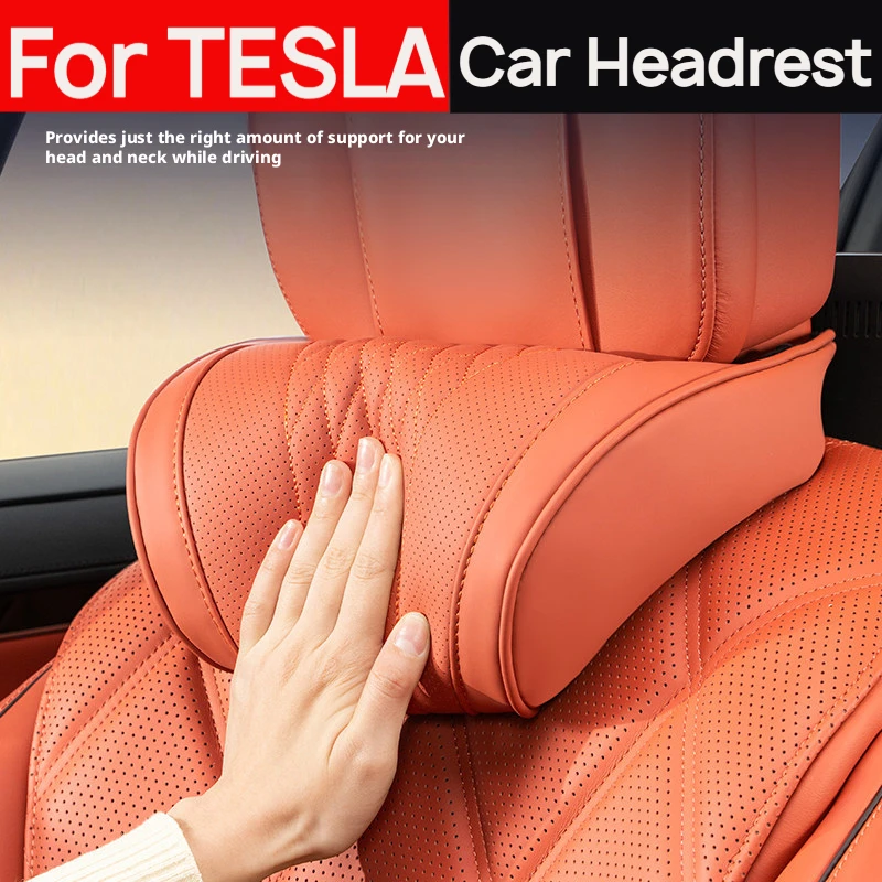 Car headrest neck protection seat For Model 3, Model Y, Model S, Model X, Cybertruck, Roadster Car Interior Accessories