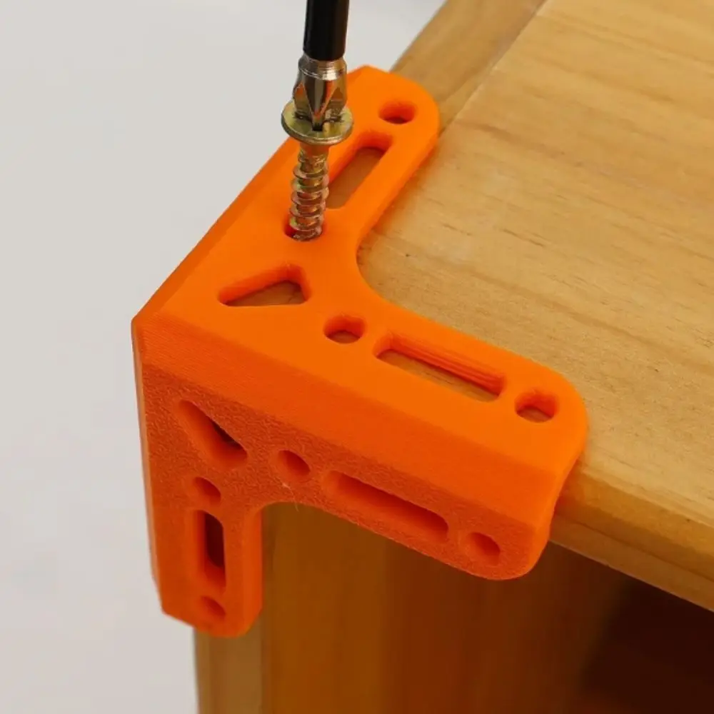 

Усиленные угловые кронштейны из стали, синие, треугольные, прочные, с защитой углов из ПЛА