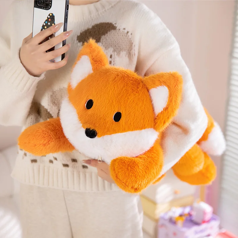 

Cartoon Fox Puppy Plush Long Pillow Giant Stuffed Animal Super Soft Bunny Plushies Doll Baby Appease Toy Pillow Girls Gifts Deco