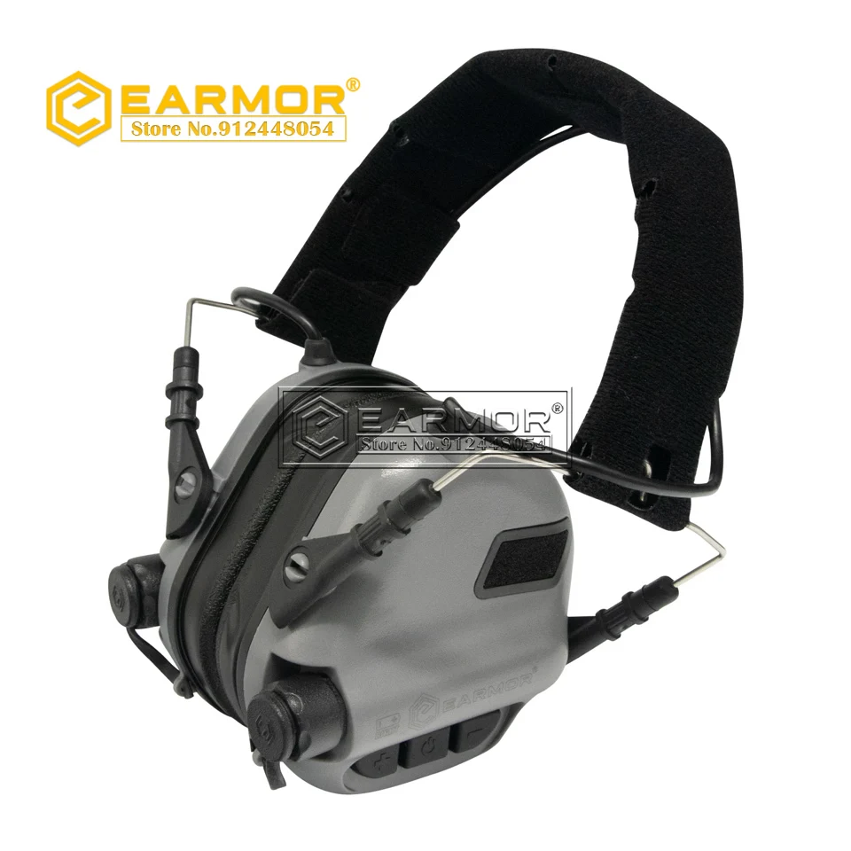 EARMOR M31 MOD4 Tactical Headphonesn Noise Clearance Hearing Protector Earmuffs Shooting Earphone NRR22db