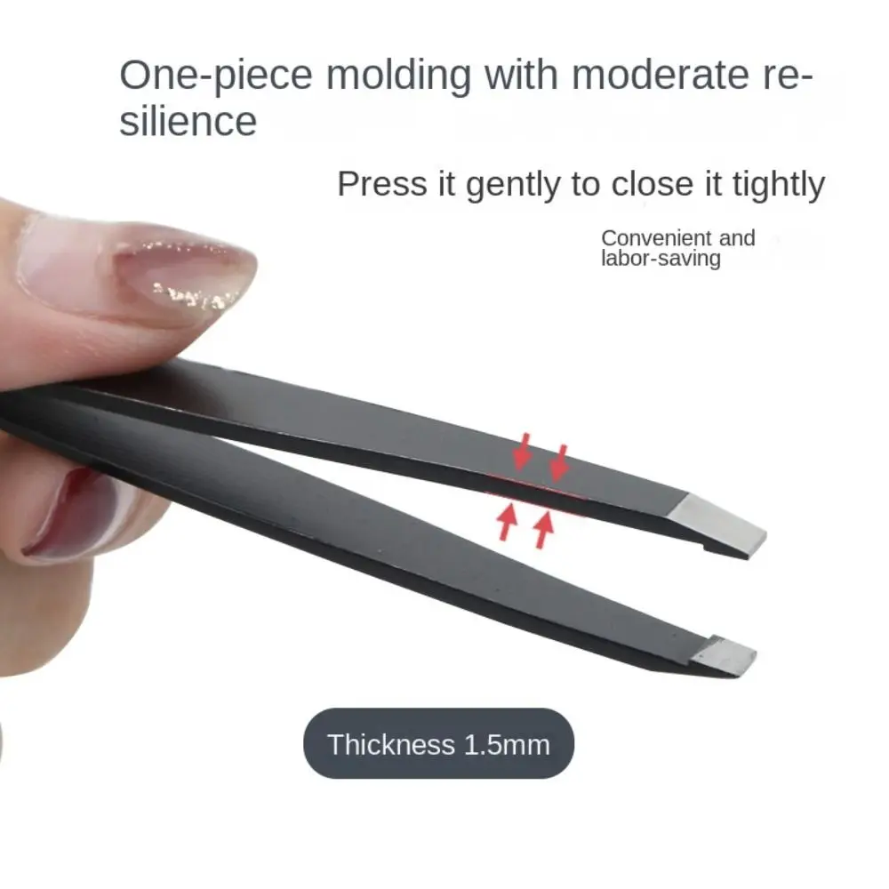 Acne Treatment Hair Pluckers Double Side Slant Eyebrow Tweezers Eyebrow Clip Ultra-thin Stainless Eyelash Tweezers