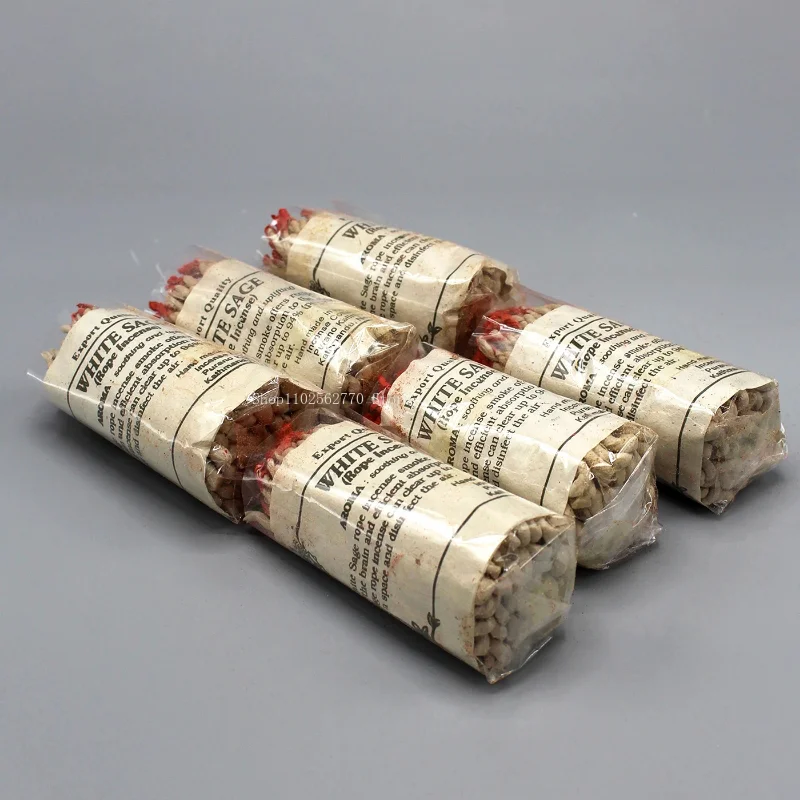 40 جذور/حزمة من الطبيعية النيبالية التقليدية الأبيض حكيم اليدوية حبل العطر DIY بها بنفسك المنزل داخلي البخور البلسم الروح #3