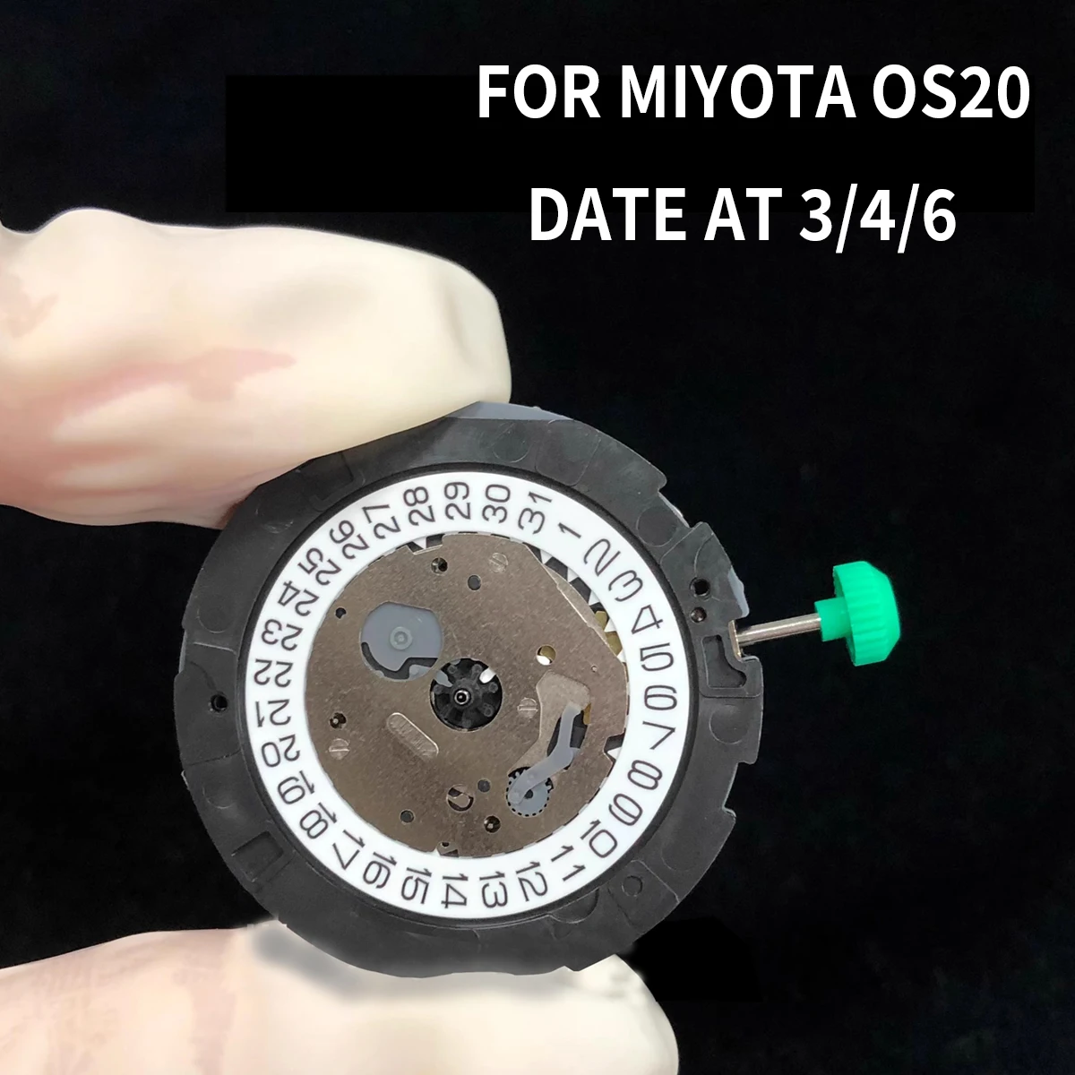 1PCS For Japan Miyota OS20 Quartz Watch Movement At 3/4/6 With Adjust Stem Replacement Watch Movement Repair Accessories Kit