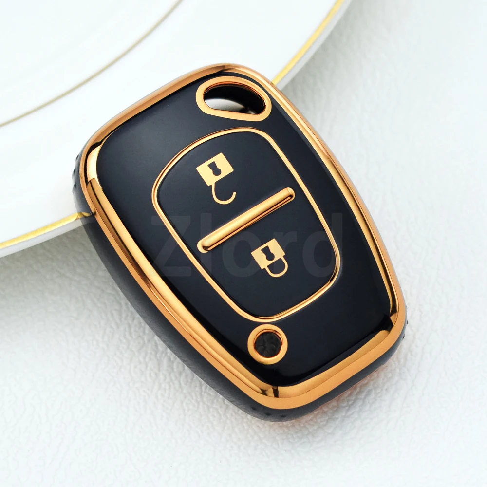 2-knoppen TPU afstandsbediening autosleutelbehuizing voor Renault Opel Vauxhall voor Nissan Vivaro Traffic Primastar
