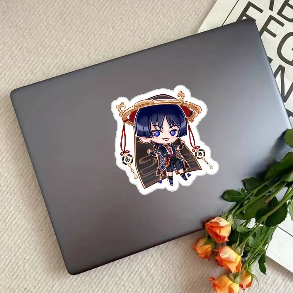 Scaramouche Chibi Waterproof Stickers For Decorating Car Windows Motorcycles And Computers.
