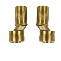 Shower Faucet Accessories Shower Longer Curved Feet Bent Eccentric Screw Angle Joint Faucet Extension Pipe Fittings Angle Valve