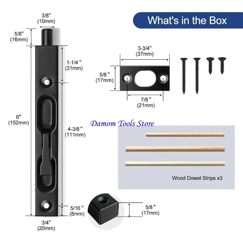 57BE BORT STROM FIRUSH FIRUSH BOLT آلية قفل أمنية قابلة للانعكاس قفل التصميم المقاوم للعبث لعواصف منزلق فرنسية الباب