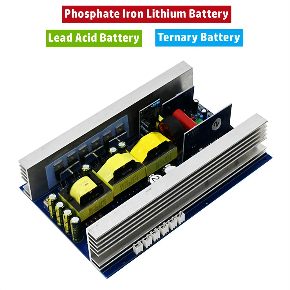 12V24V48V To 220V Pure Sine Wave Inverter Main Board Lead Acid Ternary Phosphate Iron Lithium Battery Power Converter 150W~3000W