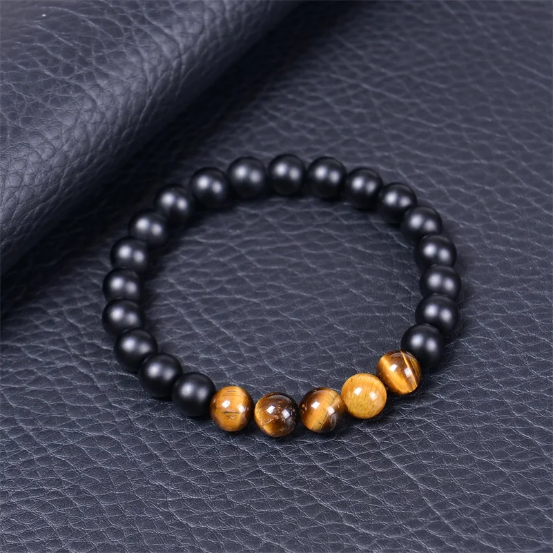 30/40/50/60/70/80 Years Old Birthday Gifts for Men Bead Bracelets for Women Natural Stone Bracelets Handmade Stone Card Bracelet