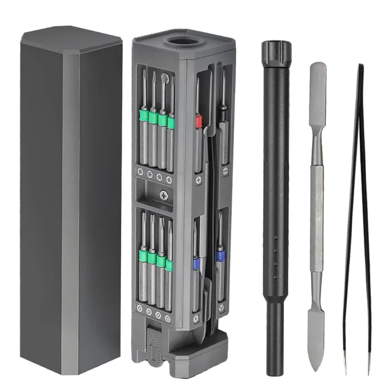 Multifunções Precision Screwdriver Grupo Desmontável Screw Driver Bit Grupo Mini Maleta de Ferramentas Reparação Ferramentas Manuais 30 40 44 em 1