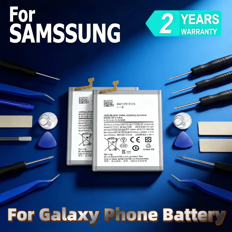 

High Capacity Replacement Battery for Samsung GalaxyA10 A10E A20 A30 A50 A70 Series with Free Installation Tool CE FCC Certified