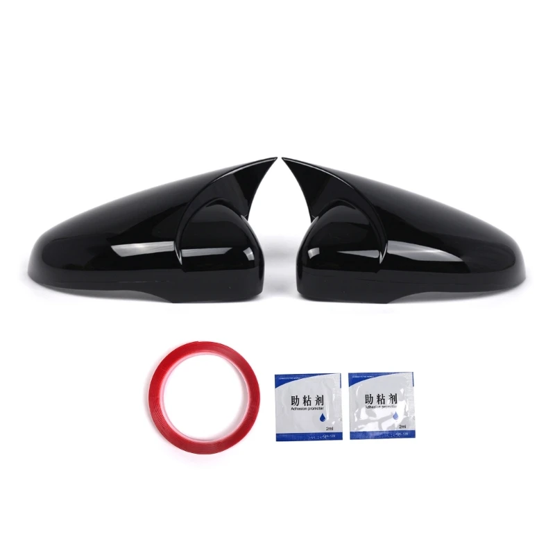 Car Rearview Side Cover Wing Caps Fit for Golf Mk6 Hatchback Convertible 5K0857537 5K0857538 Door Case Trim