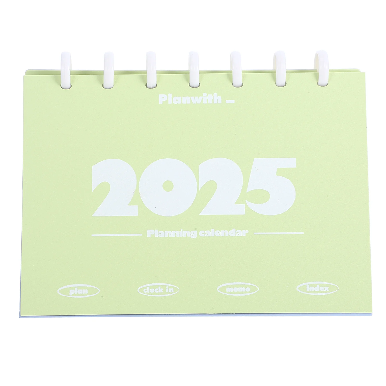 Calendario da tavolo 2025 Mensile Flip Office Home Standing Desktop Pianificazione quotidiana Estetica portatile Decorativa Design unico