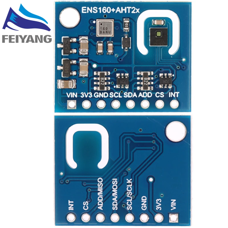 ENS160+AHT21 CARBON Dioxide CO2 eCO2 TVOC Air Quality And Temperature And Humidity Sensor Replace CCS811 For Arduino