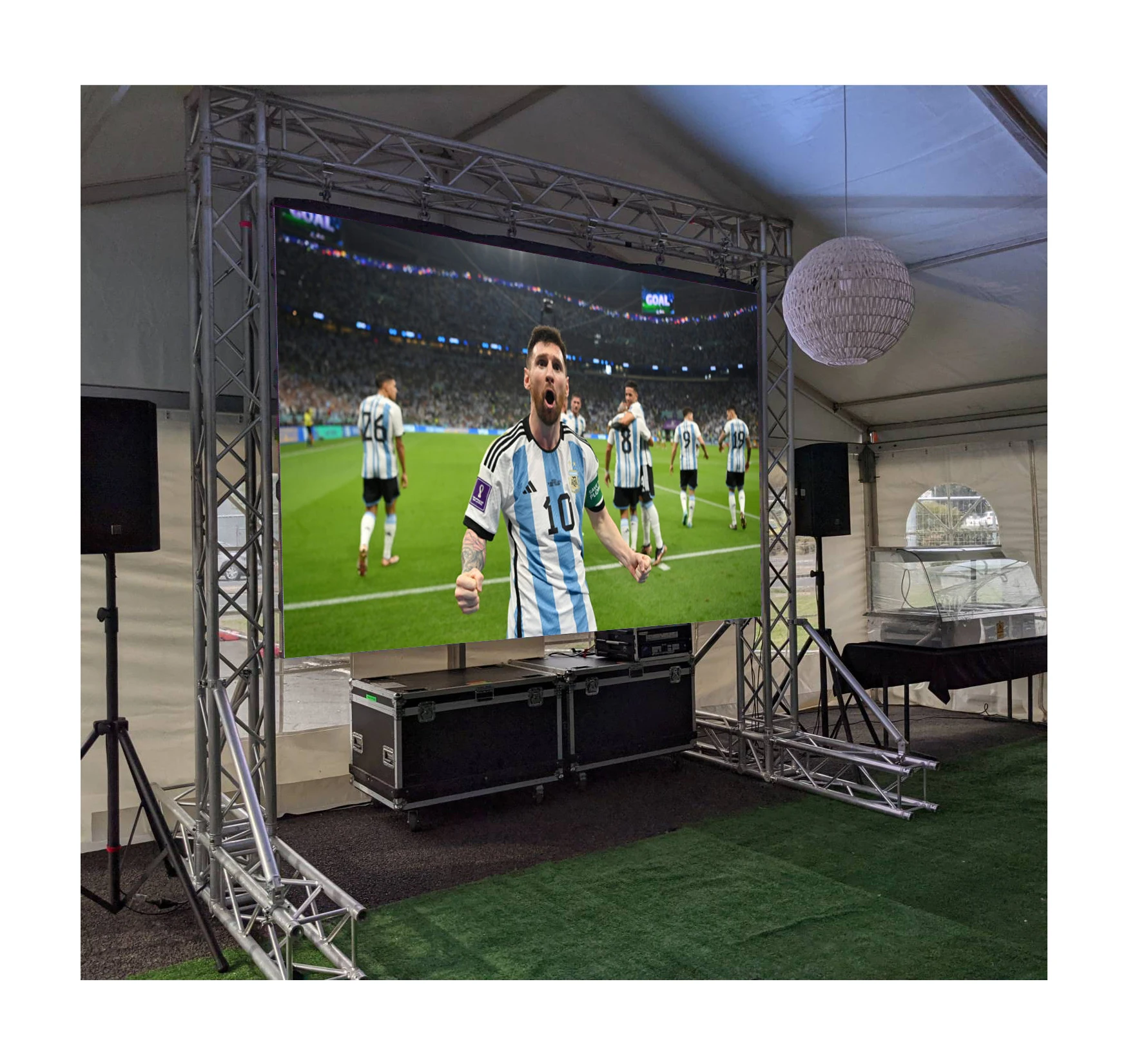 

Thin P1.86 P2 P2.5 P4 Indoor LED Board Display for Night Club Stage Events Advertising and Video Walls Media Use