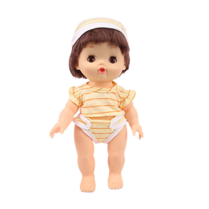 Christmas Nenuco Doll Milu Doll Clothes Cute Striped Clothes Doll Accessories For 25Cm Mellchan Baby,Toy Gifts For Children‘s