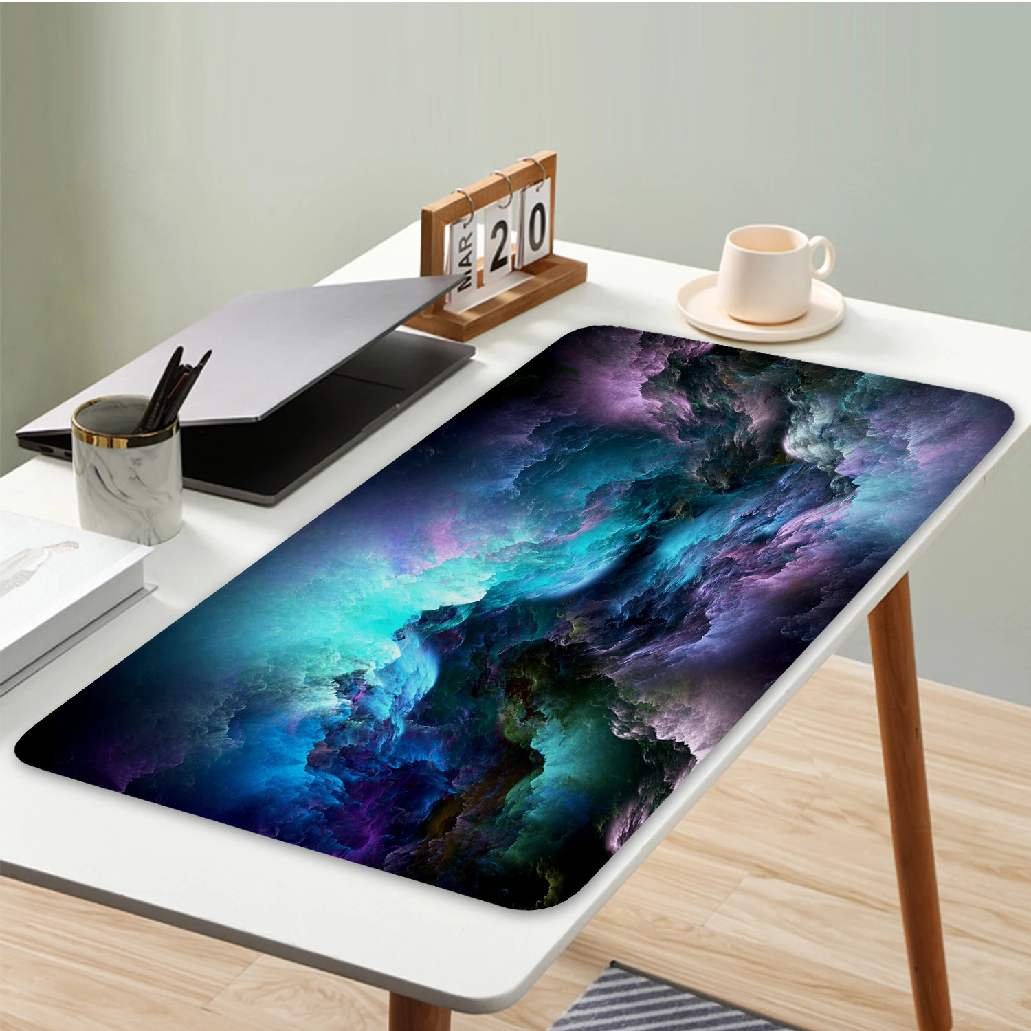 

Galaxy Mouse Pad Large Computer Keyboard Desk Pads Non-Slip Rubber Base Game Mousepad Big Office Accessories Laptop Mat