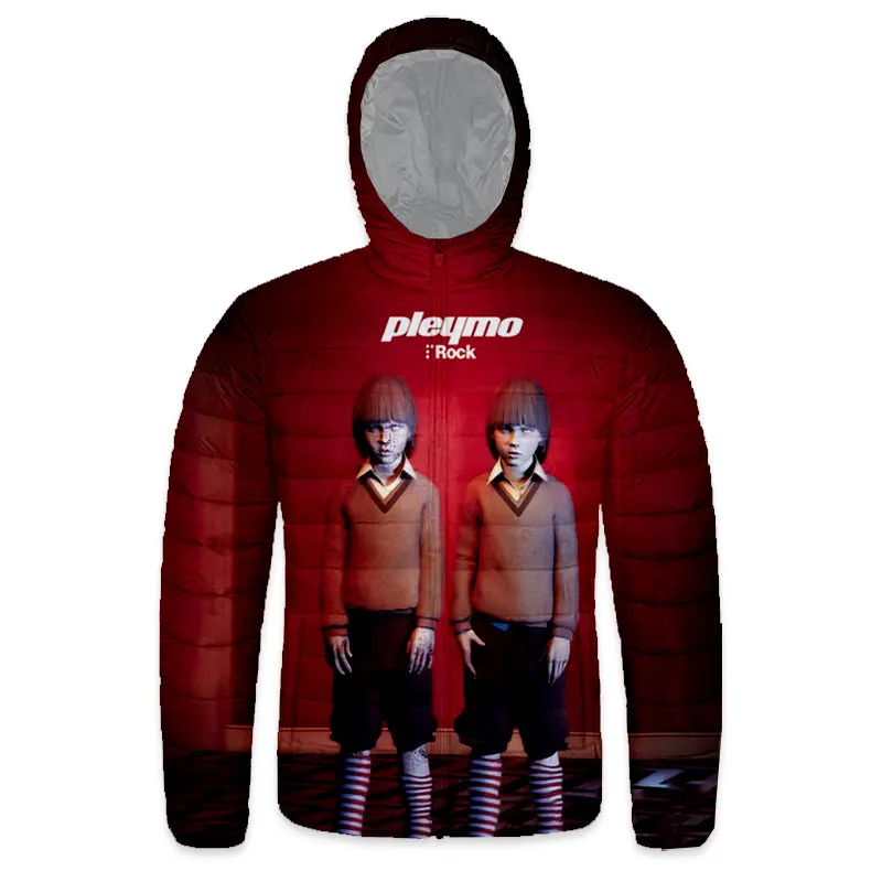 Sudadera con capucha con estampado 3D de banda Pleymo, abrigo con cremallera, sudaderas con capucha, Tops Harajuku, ropa nueva, moda