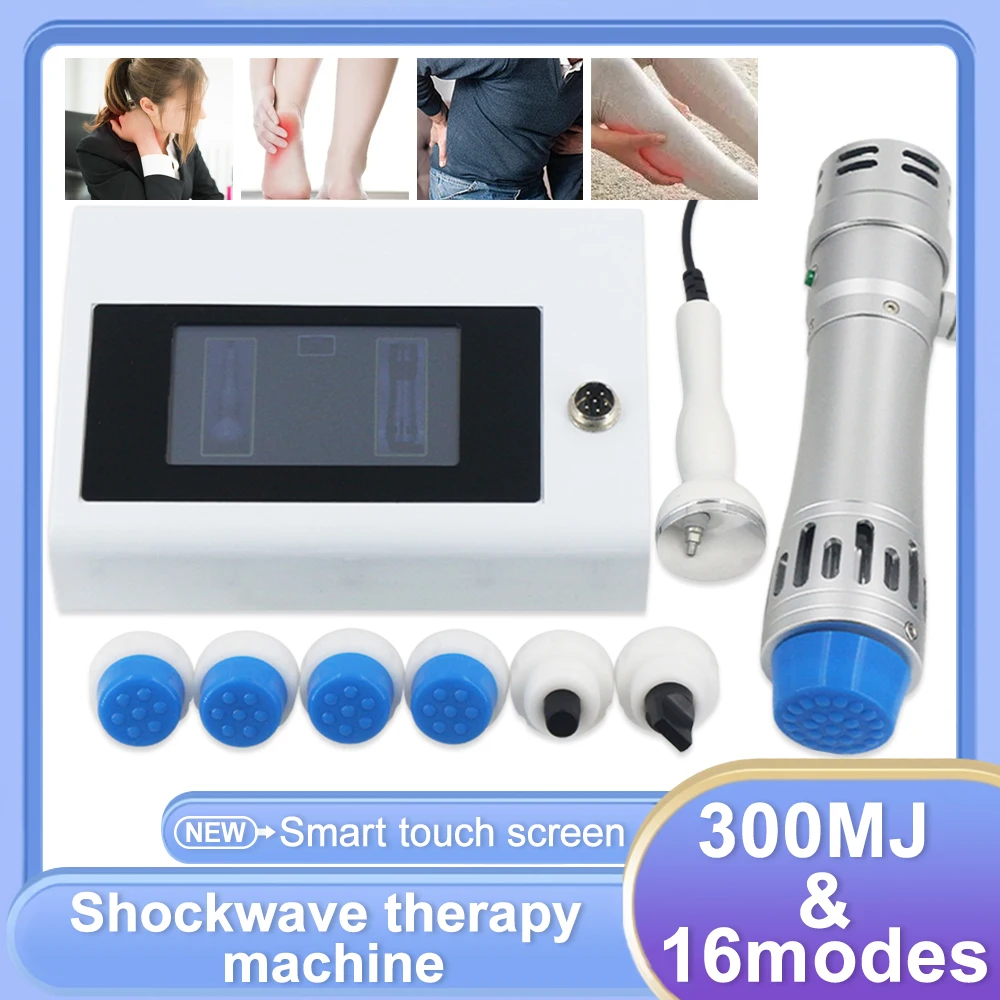 

2025 Shock Wave For ED Treatment Massager Pain Relief Body Muscle Relaxation Massage Ultrasound 300MJ Shockwave Therapy Machine