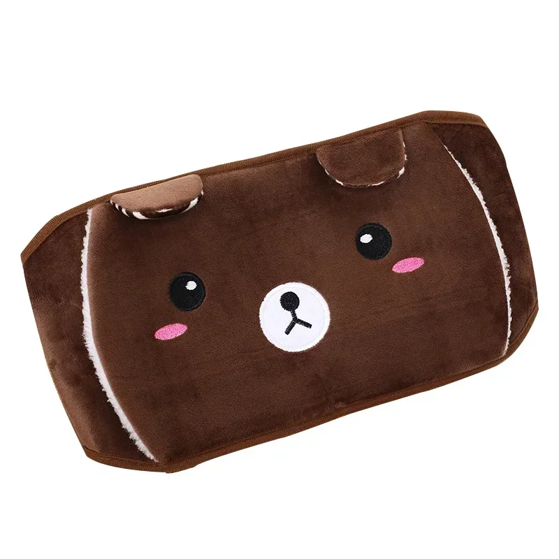 Cute Hot Water Bottle Bag for Girls Plush Shoulder Hand Warmer Heat Pack Warm Belly Instant Hot Pack Winter Water Heating Pad