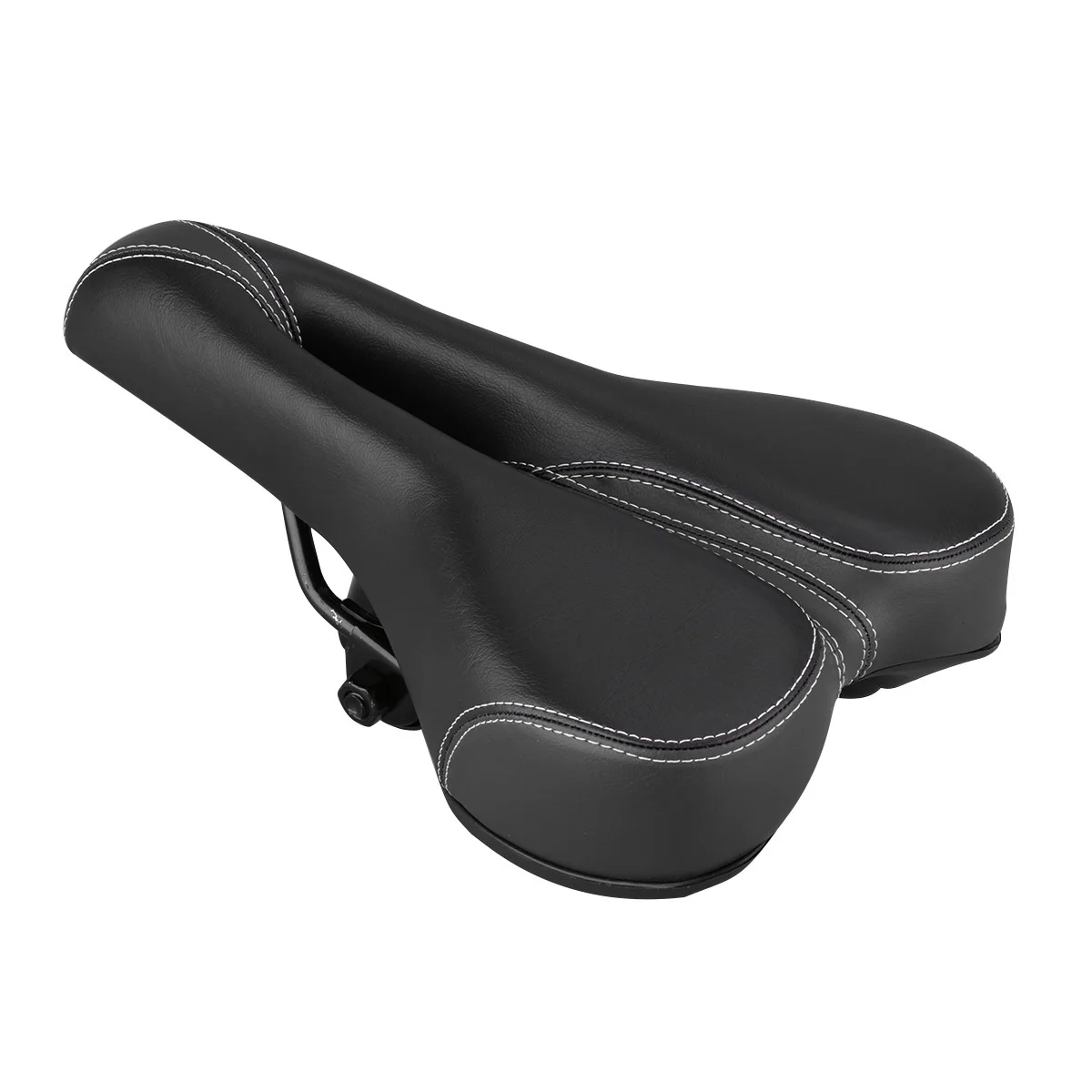 

Black Bike Saddle Comfortable Shockproof Mountain Road Bike Seat Lightweight Cushion Pad Cycling Seat for Mountain Racing Bikes
