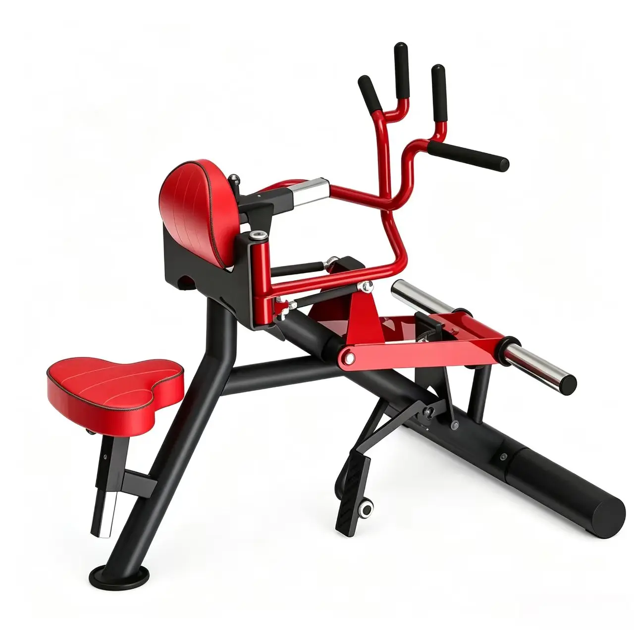 Adjustable Lateral High Row Machine Steel Frame Shoulder Chest Back Trainer