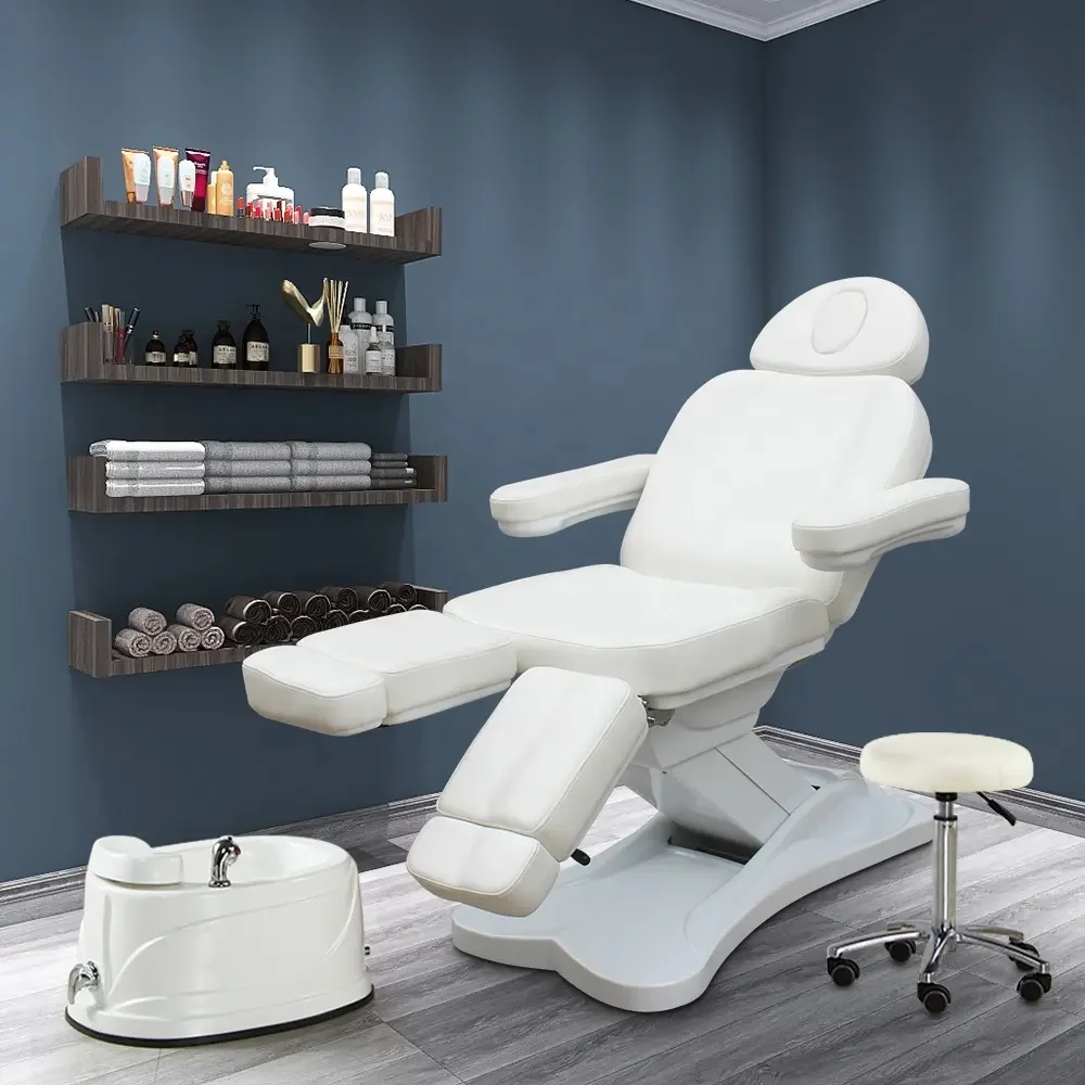 

Beauty Salon Modern Adjustable Facial Beauty Bed Spa Massage Table Hair Transplant Chair