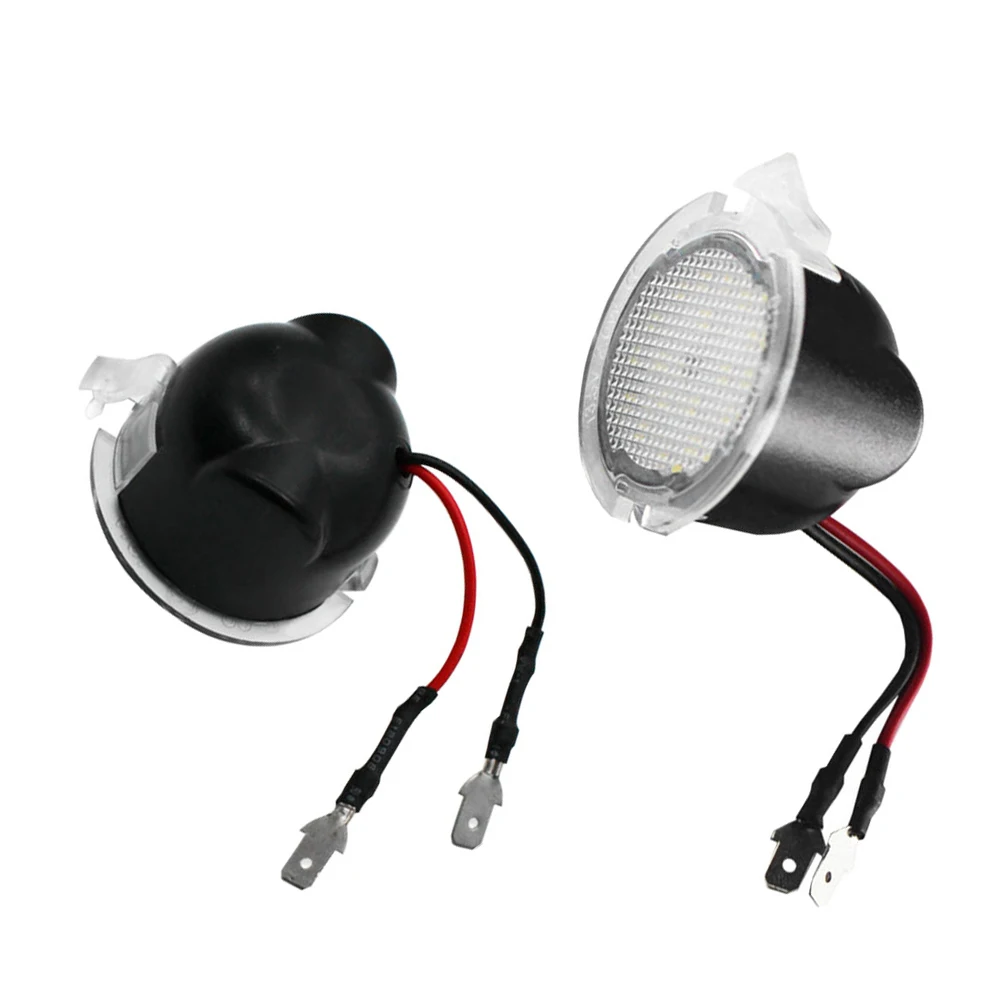 3F1Z13B375AA ABS and PC for Ford Taurus E 2003-2007 LED Side Mirror Puddle Light Bright Illumination