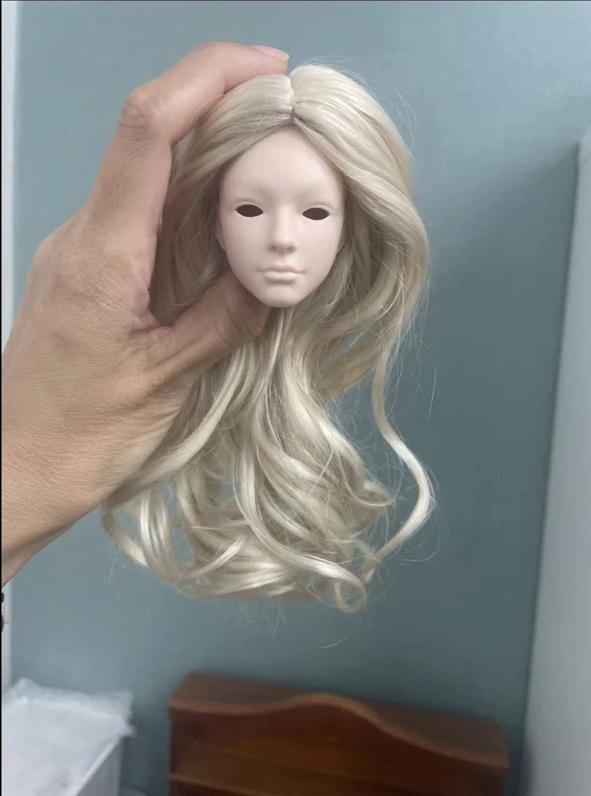 

Парик куклы BJD для Blythe 1/3 1/4 1/6, размер, имитация мохера, парик с большой волной, аксессуары для кукол