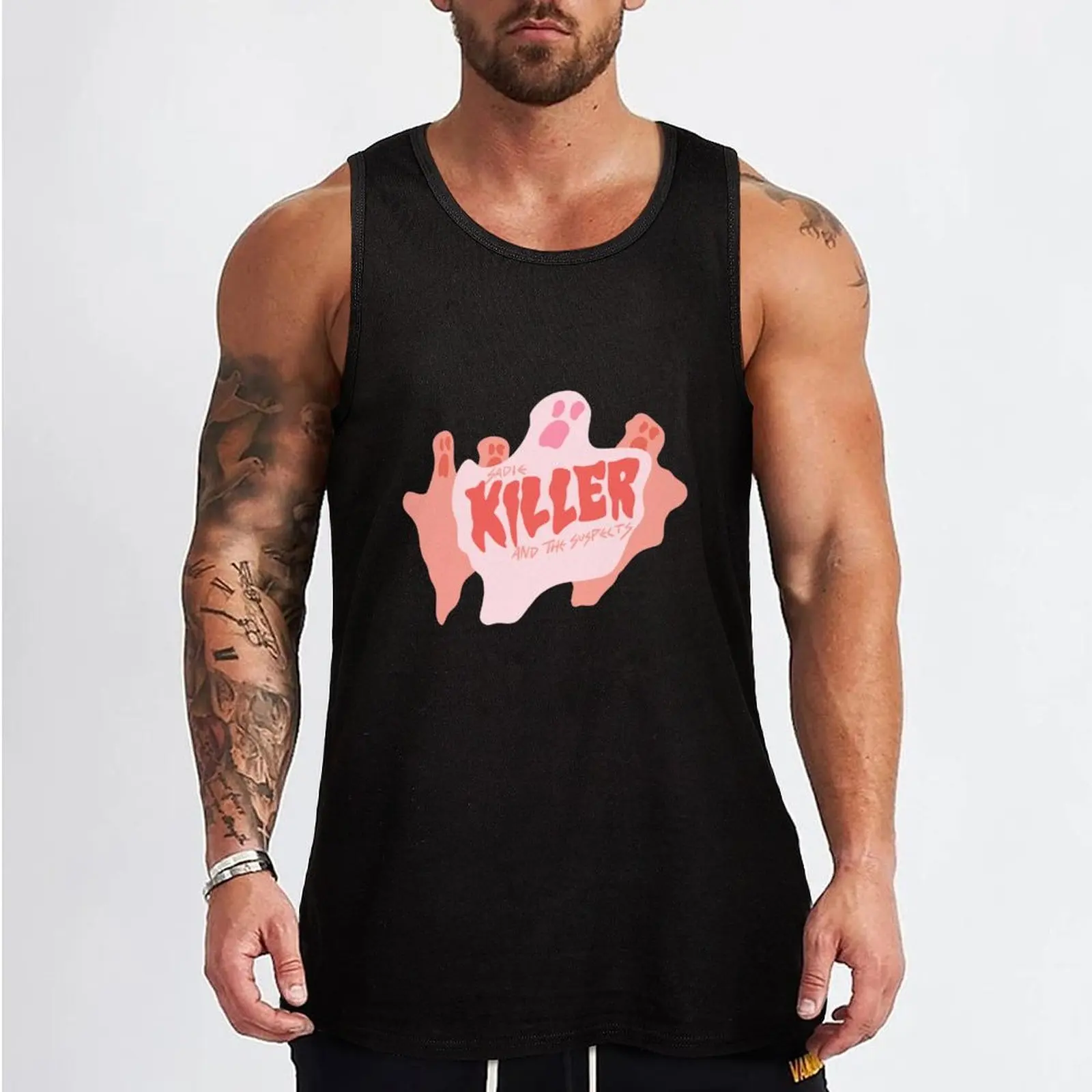 Sadie Killer and the Suspects Tank Top summer clothes for men training weight vest summer Men's tops