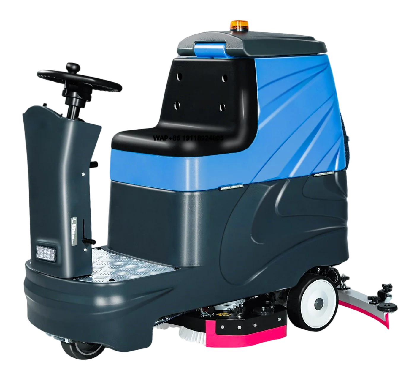 

High Clean Effective Electric 4600m/h Ride Automatic Floor Scrubber Dryer Cleaning Machine 100L Solution Tank for Warehouse