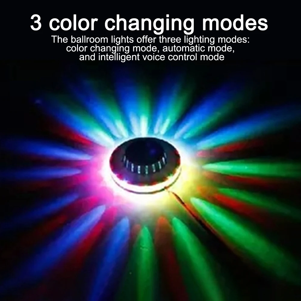 Colorful Disco Lights 48 LED Rotating Wall Lights Flash Bar KTV Shop Net Red Background Decorative Lights Stage Lights