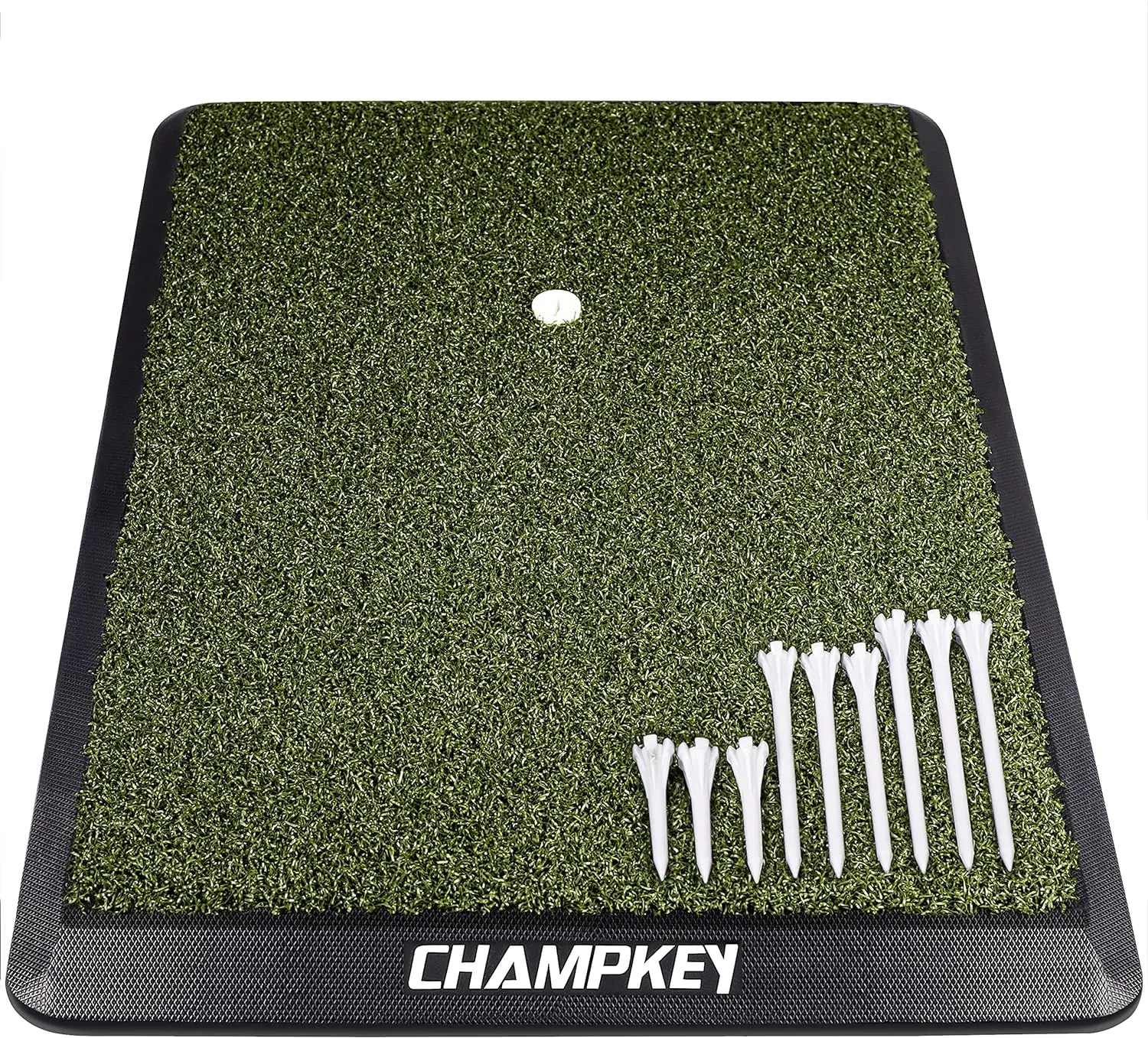 Premium Synthetic Turf Golf Hitting Mat，L(16" x 25")，PRO Version