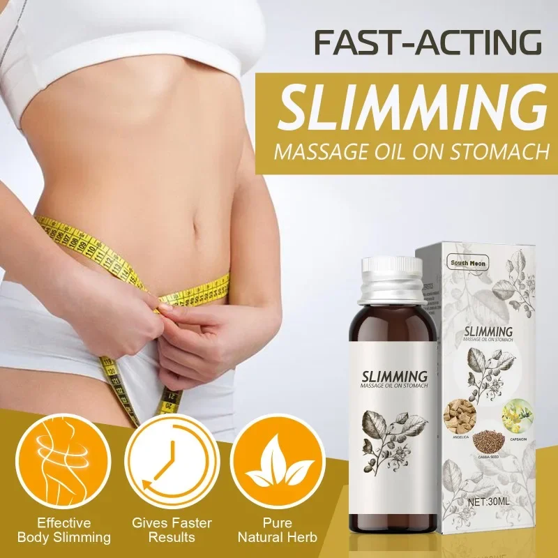 Slimming Fat Burning Oil Anti Cellulite Burner Serum Tighten Abdominal Muscles Slim Down Decompose Fat Lose Weight Essence Oil