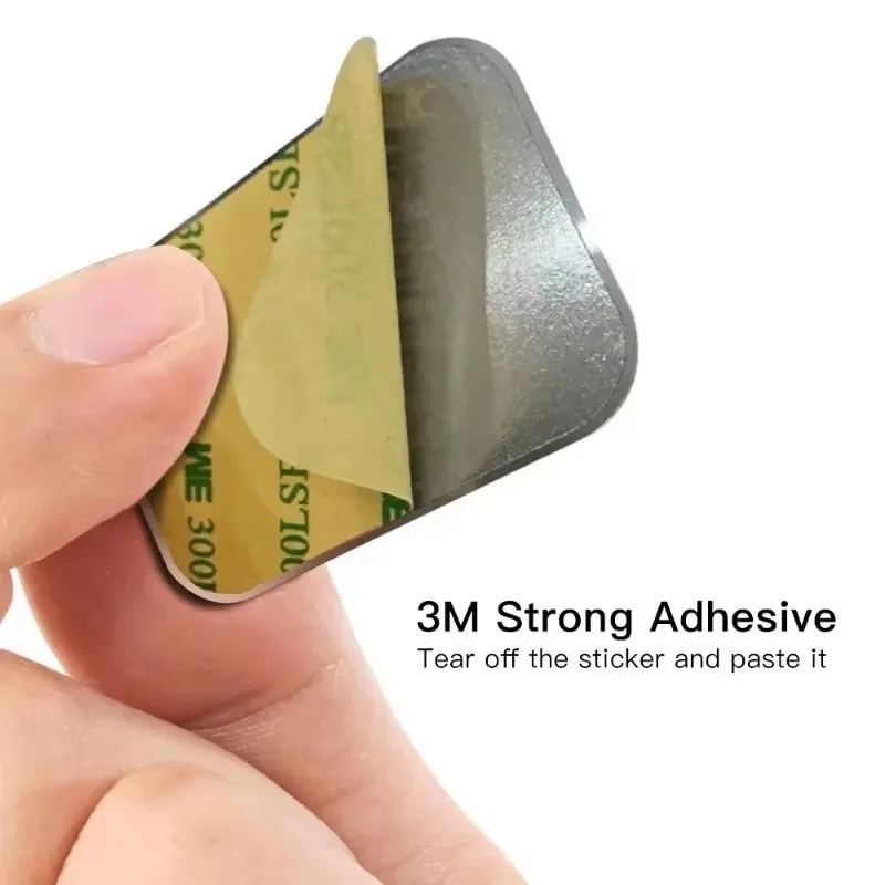 5Pcs/Set Metal Plate Sticker Disk Iron Sheet for Magnet Mobile Phone Holder for Magnetic Car Phone Stands Not Magnet for iPhone