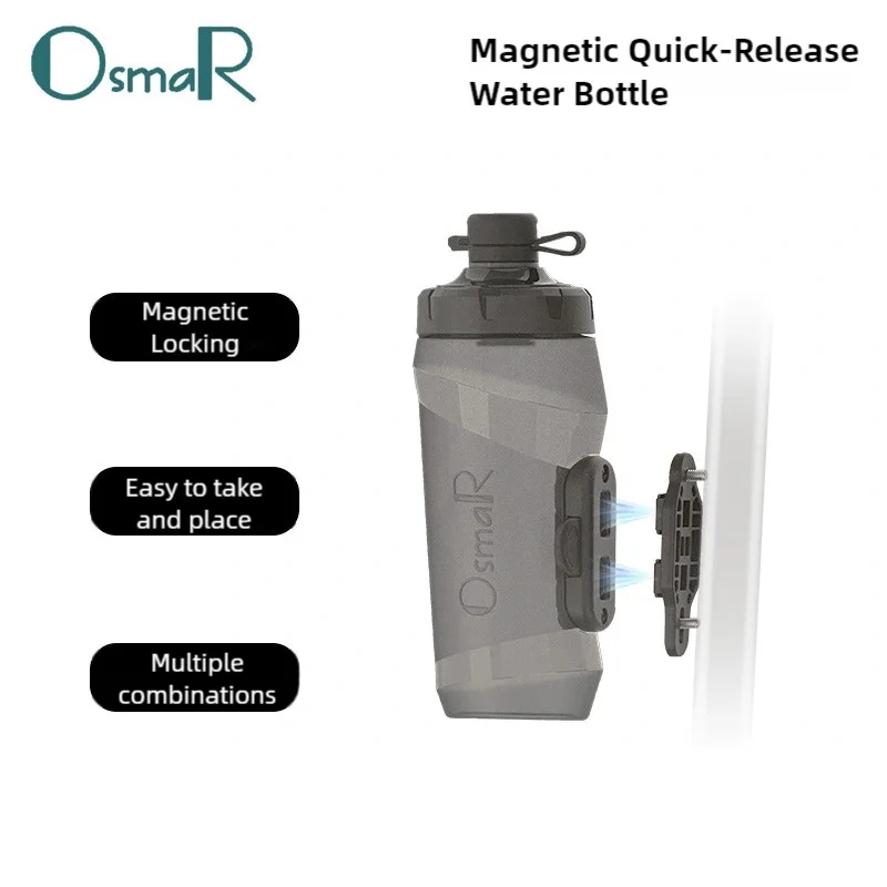 

OsmaR Magnetic Base Water Bottle Cycling Water Bottle MTB Road Bike Universal Quick Release Water Bottle