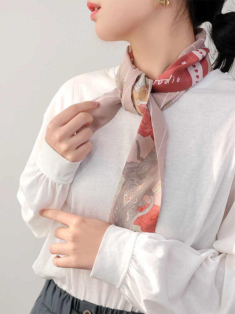 kaliiya-original-rose-series-vintage-washed-double-sided-silk-scarf-with-drifting-ribbon-korean-style-multifunctional-scarf