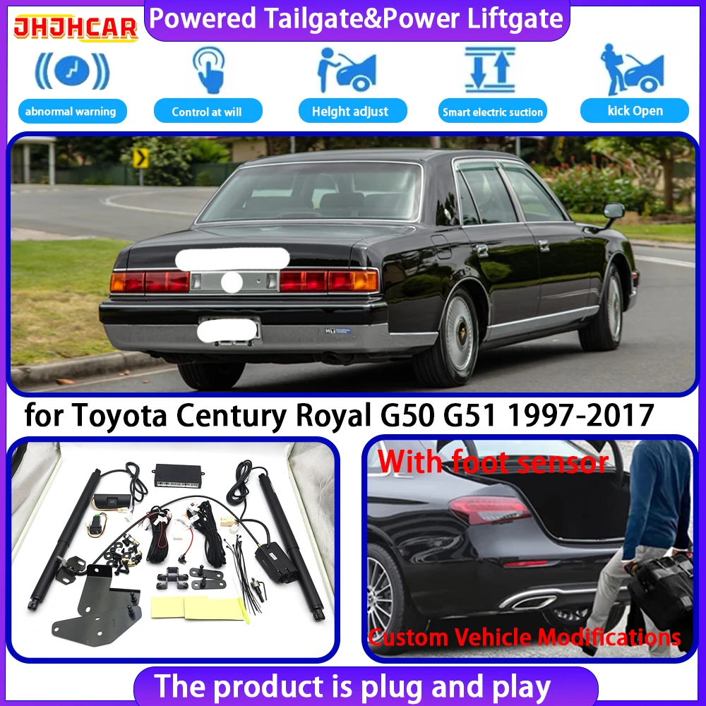 JHJHCAR for Toyota Century Royal G50 G51 1997-2017 OEM Smart Automatic Electric Powered Tailgate Power Liftgate Tailgate System
