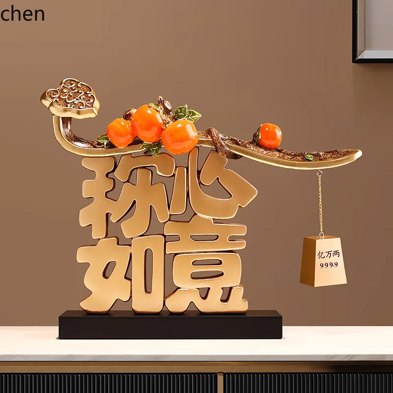 ZML New Chinese Style Decorative Pieces for Home Living Room TV Cabinet and Wine Cabinet