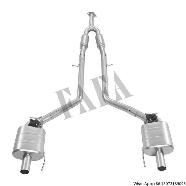 

For G25 Stainless Steel Downpipe Exhaust System Rear Section High Performance Cat Back Exhaust Pipe Muffler