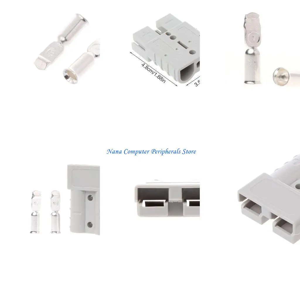 F68C 50A 600Vグレー電源充電器バッテリープラグコネクタ用電子アクセサリ用