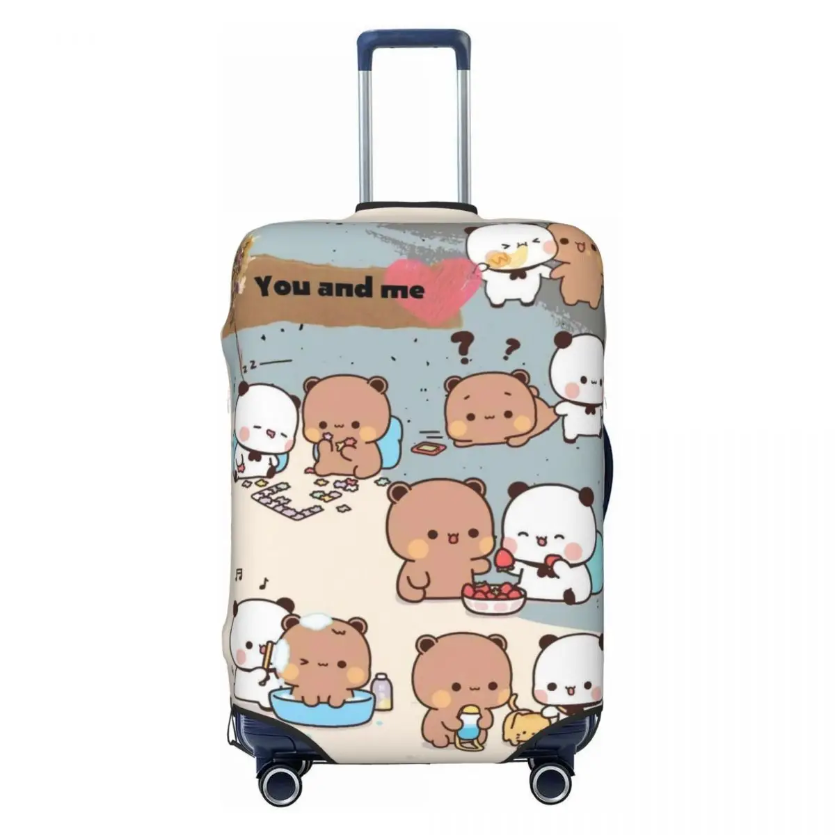 

Милый чехол для чемодана Bubu & Dudu, забавный чемодан для полета, защита для путешествий