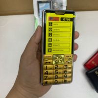 GSM 2G Low Price Bar Senior Mobile Phone Large Push Button Loud Voice Speaker Big Battery Long Standby 2.4\