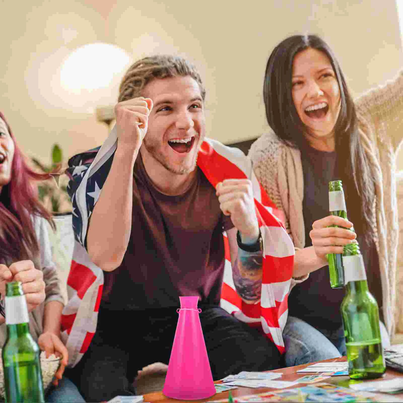 Cheering Horn Megaphones Toy Microphone for Props Game Noise Makers Football Plastic Portable Party Horns Child Toys